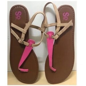 Two Toned Sandals